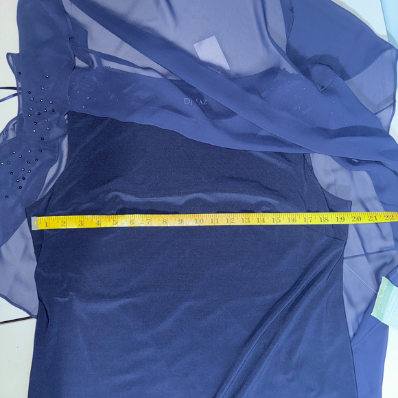 DJ Jaz Womens 16 Sheath Dress Embellished Formal Special Occasions Wedding Guest - Picture 7 of 8